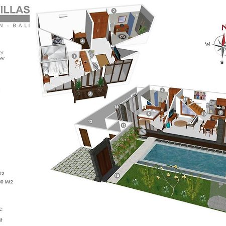 3Br Villa Erja - Minggu Villas เกอโรโบกัน ภายนอก รูปภาพ